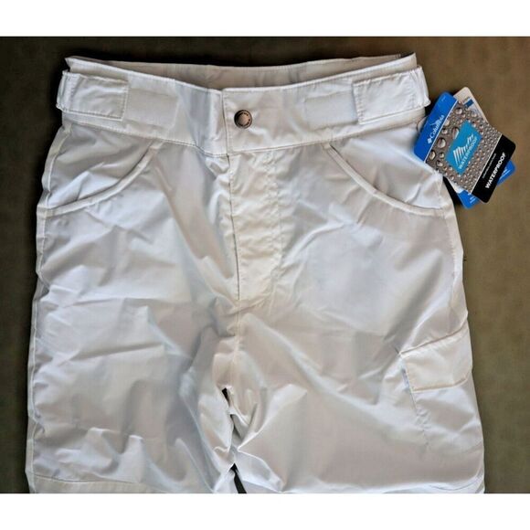 Columbia SG8381 Girls' Sz S (7/8) White Starchaser Peak II Insulated Pants - Picture 7 of 12